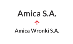 2016 - &Alpha;&lambda;&lambda;&alpha;&gamma;ή &tau;&eta;&sigmaf; &epsilon;&pi;&omega;&nu;&upsilon;&mu;ί&alpha;&sigmaf; &alpha;&pi;ό Amica Wronki S.A. &sigma;&epsilon; Amica S.A.